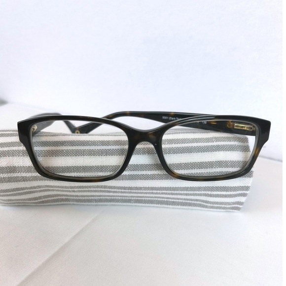 Coach Accessories - Coach Brooklyn HC 6040 Dark Tortoise Eyeglasses Frames 52-16-135 5001‎